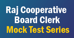 Raj Cooperative Board Clerk Mock Test Series