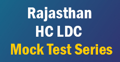 Rajasthan HC LDC Mock Test Series